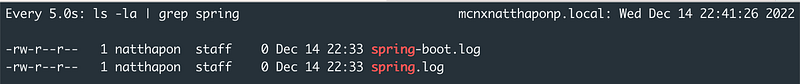 watch output with grep colors showing correctly in red
